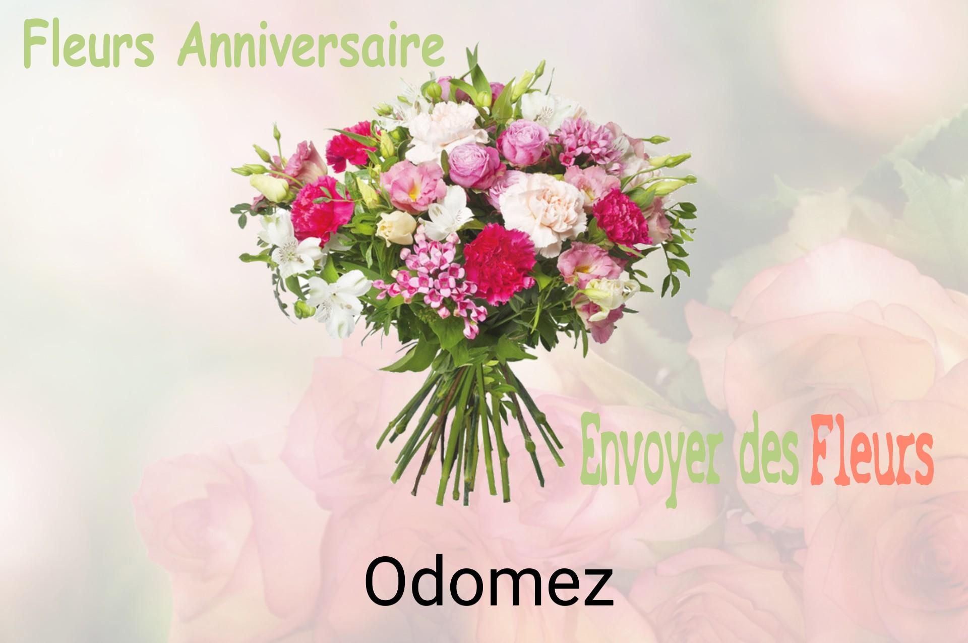 Bouquet de fleurs d’anniversaire livré à Odomez